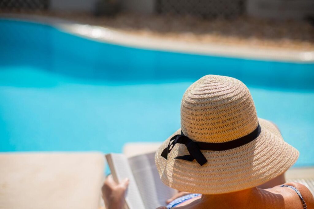 Boek op vakantie